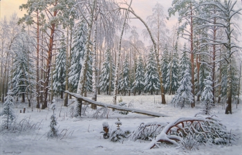 А.ЗОРЮКОВ. Снежный лес