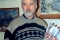 1998 г. В.Хованский на открытии своей персональной выставки в людиновском музее