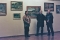 1998 г. В.Хованский и кировские художники А.Зорюков и В.Василенко на выставке Хованского в людиновском музее