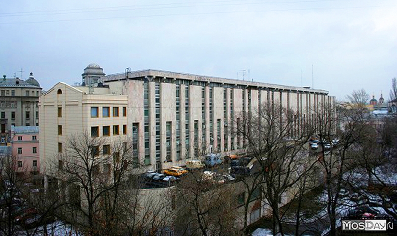 Здание ГФС в Москве на Солянке, где проходила моя выставка