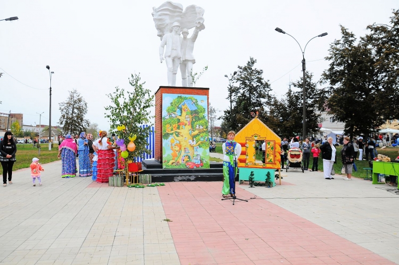 Детский городок развлечений в День города