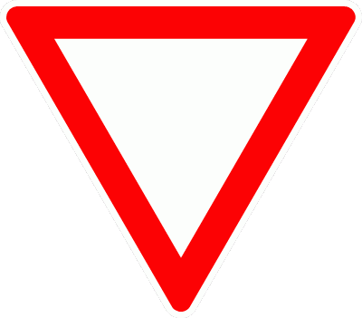 знак 2.4 «Уступите дорогу»