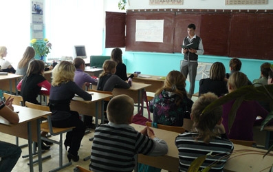 В школе №6 переизбрали главой самоуправления Никиту Потапова