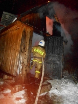 Сгорела баня на ул. Ст.Разина