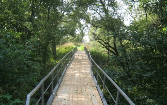 Закончен ремонт моста на реке Ужать